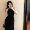 Princess Dress Satin Tight Stretch Elegant Noble Style Long Dresses - Image 3